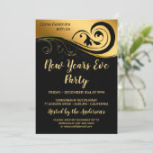 エレガント金ゴールド 招待状 (スタンド正面)