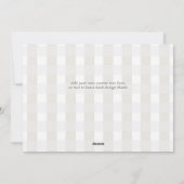 エレガント金ゴールド「Joy」ファミリーフォトホリデーカード シーズンカード (裏面)