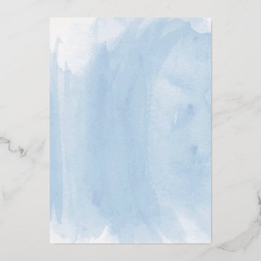 エレガント金ゴールドJOYクリスマスフォト 箔シーズンカード (裏面)