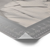 エレガント金縁ど製のフカスタムレーム ポスター (角)