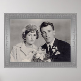 エレガント金縁ど製のフカスタムレーム ポスター