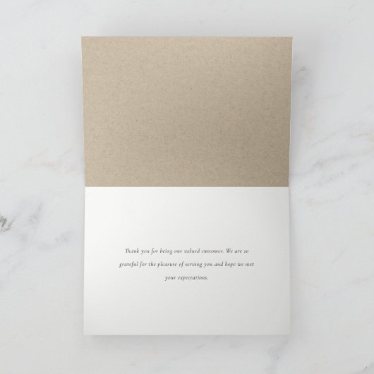 エレガント金華美箔ティール（緑がかった色）ターコイズ曼荼羅 サンキューカード (内部)