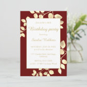 エレガント金離れ金誕生会 招待状 (スタンド正面)