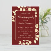 エレガント金離れ金誕生会 招待状 (スタンド正面)