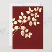 エレガント金離れ金誕生会 招待状 (裏面)