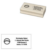 エレガント銀実在財 ラバースタンプ (押印)