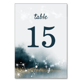 エレガント銀河系金ゴールドスタ結婚ーズ テーブルナンバー