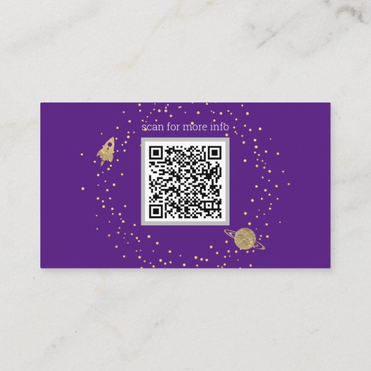 エレガント銀河系no2名刺 名刺 (裏面)