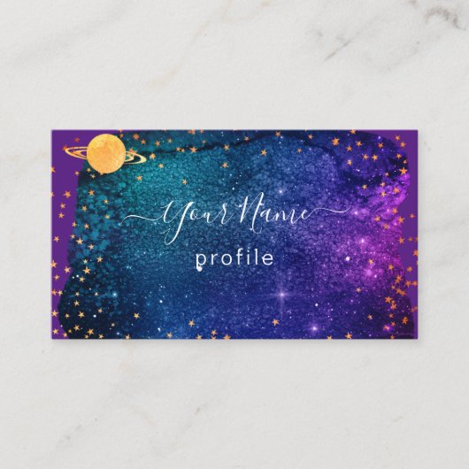 エレガント銀河系no2名刺 名刺 (正面)