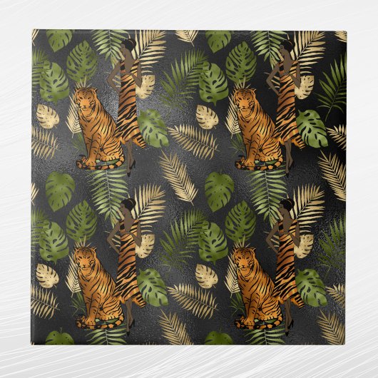 エレガント銅グリーン金ゴールドタイガーレディ タイル