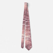 エレガント銅スタイリッシュバラ金ゴールドグリッター ネクタイ (裏面)