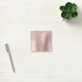 エレガント銅スタイリッシュバラ金ゴールドグリッター ポストイット (オフィス)