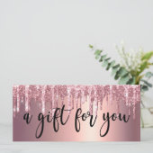 エレガント銅バラ金ゴールドグリッタードリップヘアメイク (スタンド正面)