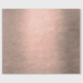 エレガント銅バラ金ゴールド ラッピングペーパー (フラット)