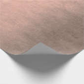 エレガント銅バラ金ゴールド ラッピングペーパー (角)