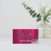 エレガント銅ピンク金ゴールドグリッター乾燥爪、 ネイルbusin 名刺 (スタンド正面)