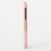 エレガント銅モダンバラ金ゴールドグリッター Case-Mate iPhoneケース (裏面/左)