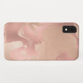 エレガント銅モダンバラ金ゴールド大理石ルック Case-Mate iPhoneケース (裏面(横))