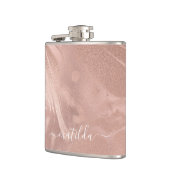 エレガント銅モダンバラ金ゴールド フラスク (左)