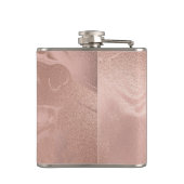 エレガント銅モダンバラ金ゴールド フラスク (裏面)