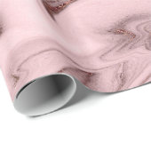 エレガント銅モダンバラ金ゴールド ラッピングペーパー (ロールコーナー)