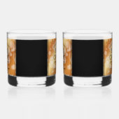 エレガント銅結婚七周年 ウイスキーグラス (左)