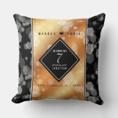 エレガント銅結婚七周年 クッション (正面)