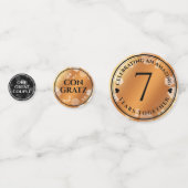 エレガント銅結婚七周年 コンフェッティ (正面)