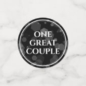 エレガント銅結婚七周年 コンフェッティ (スモール正面)