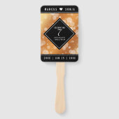 エレガント銅結婚七周年 ハンドファン (正面)