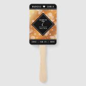 エレガント銅結婚七周年 ハンドファン (裏面)