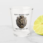 エレガント銅30歳の誕生日 ショットグラス (正面)