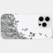 エレガント銅 | ガーリーバラ金ゴールド石 Case-Mate iPhoneケース (裏面 (横))