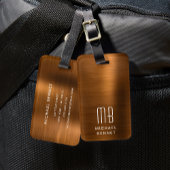 エレガント銅 ラゲッジタグ