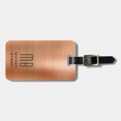 エレガント銅 ラゲッジタグ (正面横)