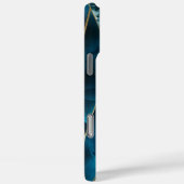 エレガント銅 | 化膿フェミニン性ティール（緑がかった色）金ゴールド Case-Mate iPhoneケース (裏面 / 右)