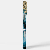 エレガント銅 | 化膿性フェミニンティール（緑がかった色）金ゴールドCase-M Case-Mate iPhoneケース (裏面 / 右)