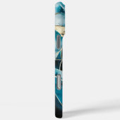エレガント銅 | 化膿性フェミニンティール（緑がかった色）金ゴールドCase-M Case-Mate iPhoneケース (裏面 / 右)