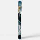 エレガント銅 | 化膿性フェミニンティール（緑がかった色）金ゴールドCase-M Case-Mate iPhoneケース (裏面 / 右)