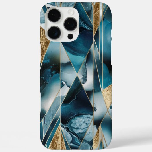 エレガント銅 | 化膿性フェミニンティール(緑がかった色)金ゴールドCase-M Case-Mate iPhoneケース (裏面)