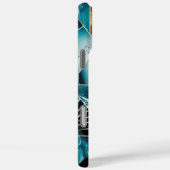 エレガント銅 | 化膿性フェミニンティール（緑がかった色）金ゴールドCase-M Case-Mate iPhoneケース (裏面 / 右)