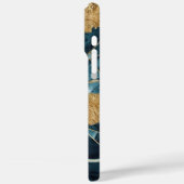 エレガント銅 | 化膿性フェミニンティール（緑がかった色）金ゴールドCase-M Case-Mate iPhoneケース (裏面 / 左)