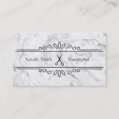 エレガント鋏の理髪師 名刺 (正面)