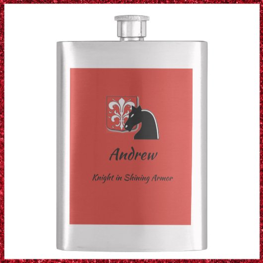 エレガント鎧の輝く騎士 フラスク