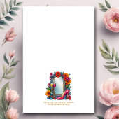 エレガント鏡シューズフローラブライダルシャワー 招待状