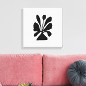 エレガント開花の引き伸ばしキャンバス印刷 キャンバスプリント (インサイチュ (リビング))