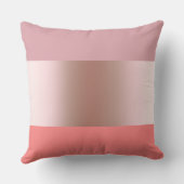 エレガント雛モダンバラ金ゴールドピンクサンストライプのゴ クッション (裏面)