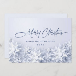 エレガント雪の企業の挨拶 シーズンカード