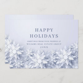 エレガント雪の企業の挨拶 シーズンカード