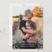 エレガント雪縁ど写真 シーズンカード (正面)